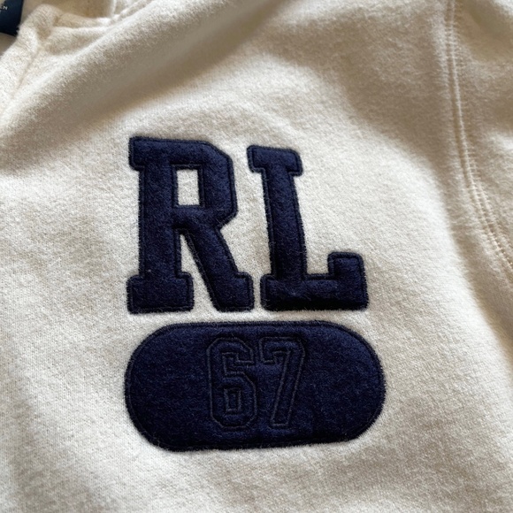 Polo Jeans Company Full Zip Ivory Hoodie Women's Size L - Picture 3 of 7